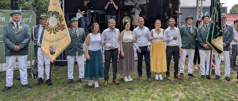 Stadtkaiser Andre Dings und Stadtkaiserin Sarina Weßling